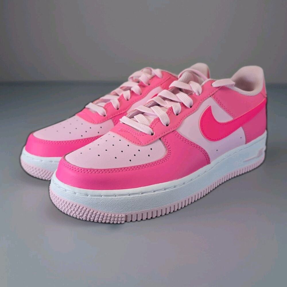 Nike Air Force 1 6.5Y/8W in the "PinksNike Pink Two-Tone Low-Top Sneakers - Picture 4 of 5